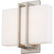 Downton LED 3.88 inch Brushed Nickel ADA Wall Sconce Wall Light in 3500K