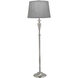 Ellie 64 inch Satin Nickel Floor Lamp Portable Light