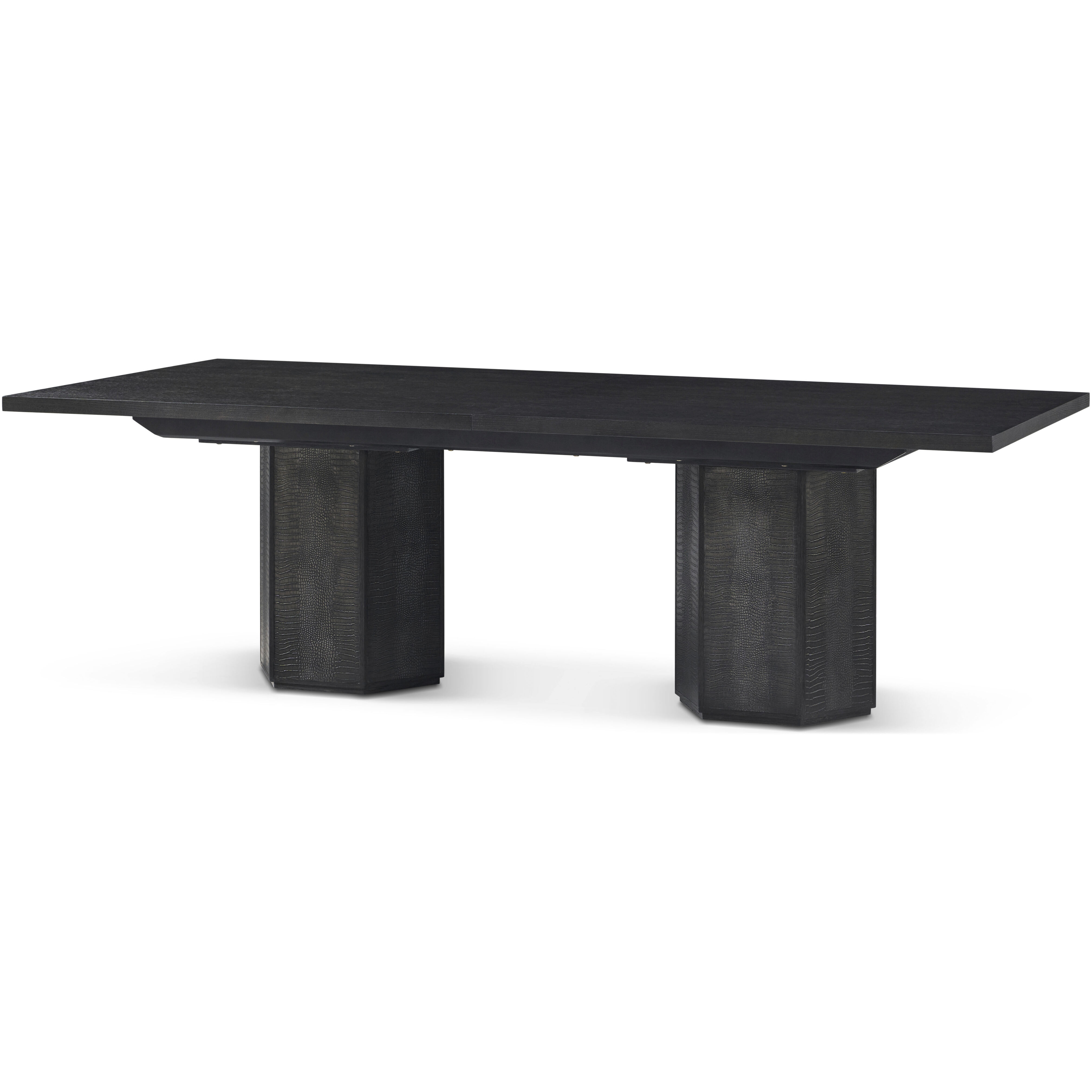 Spencer St. James 132 X 48 inch Onyx Extending Dining Table, Wooden