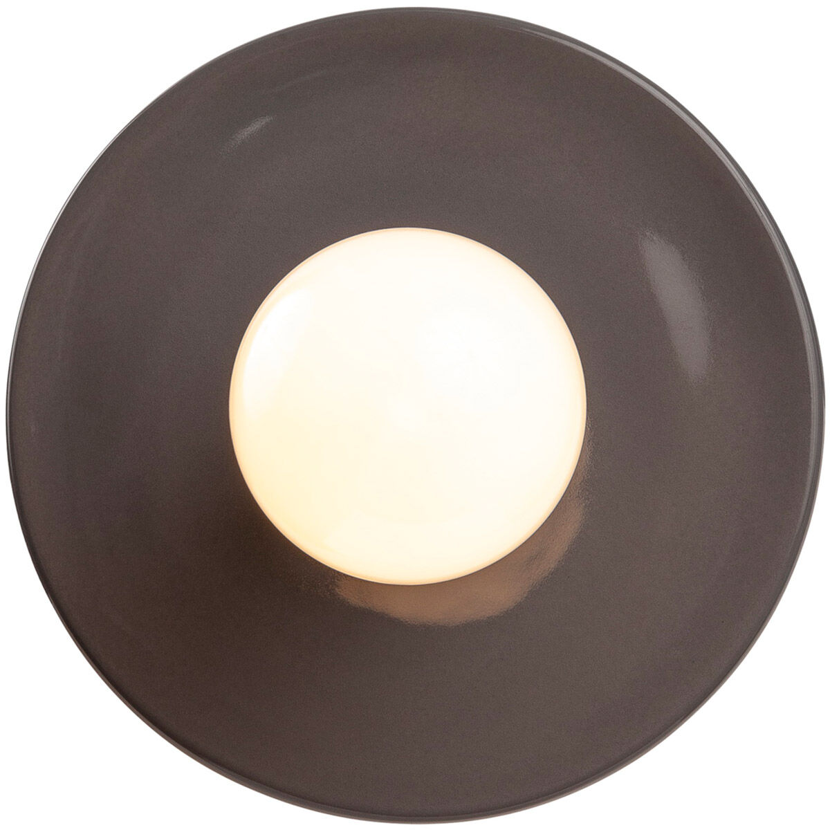 Radiance Collection 1 Light 8 inch Gloss Grey Pendant Ceiling Light