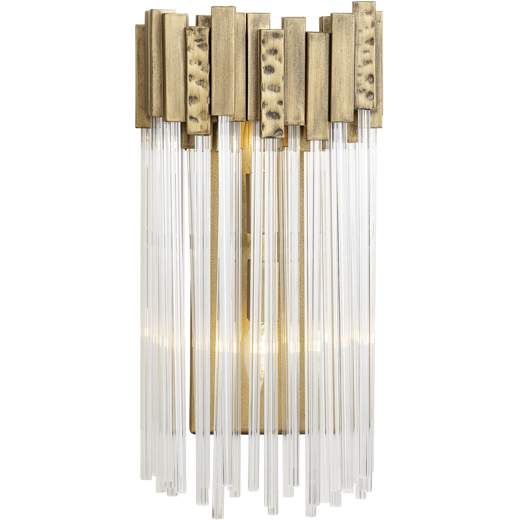 Matrix 2 Light 8 inch Havana Gold Wall Sconce Wall Light