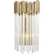 Matrix 2 Light 8 inch Havana Gold Wall Sconce Wall Light