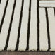 Arctica 122 X 94 inch Off-White and Black Indoor Rug, 7'10" X 10'2"