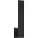 Davis LED 18 inch Black Outdoor Wall Lantern