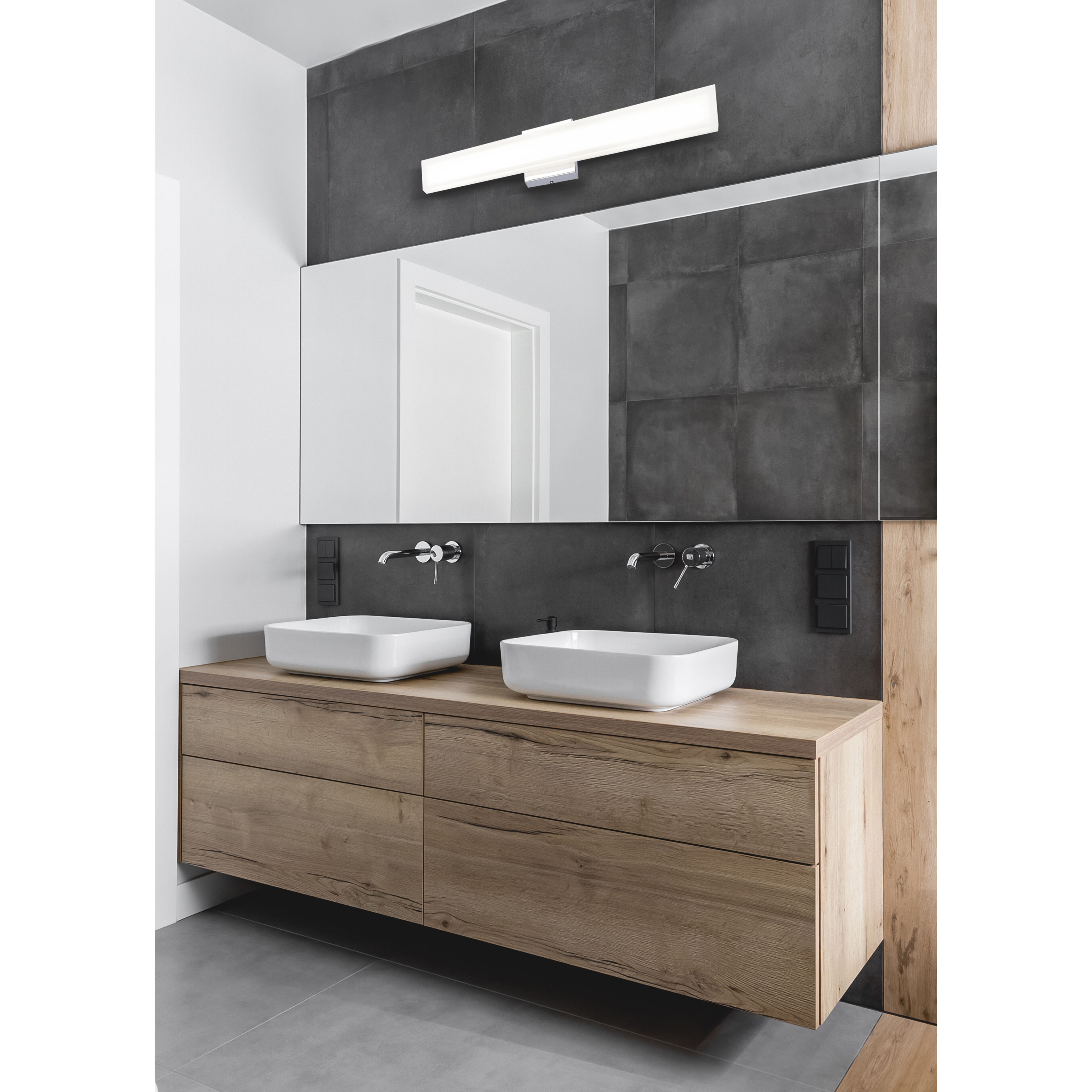 Javi LED 4.38 inch Chrome Vanity Light Wall Light