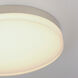 Illuminaire II LED 11 inch Polished Chrome Flush Mount Ceiling Light