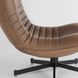 Eduarda Medium Brown Distressed Leather Arm Chair