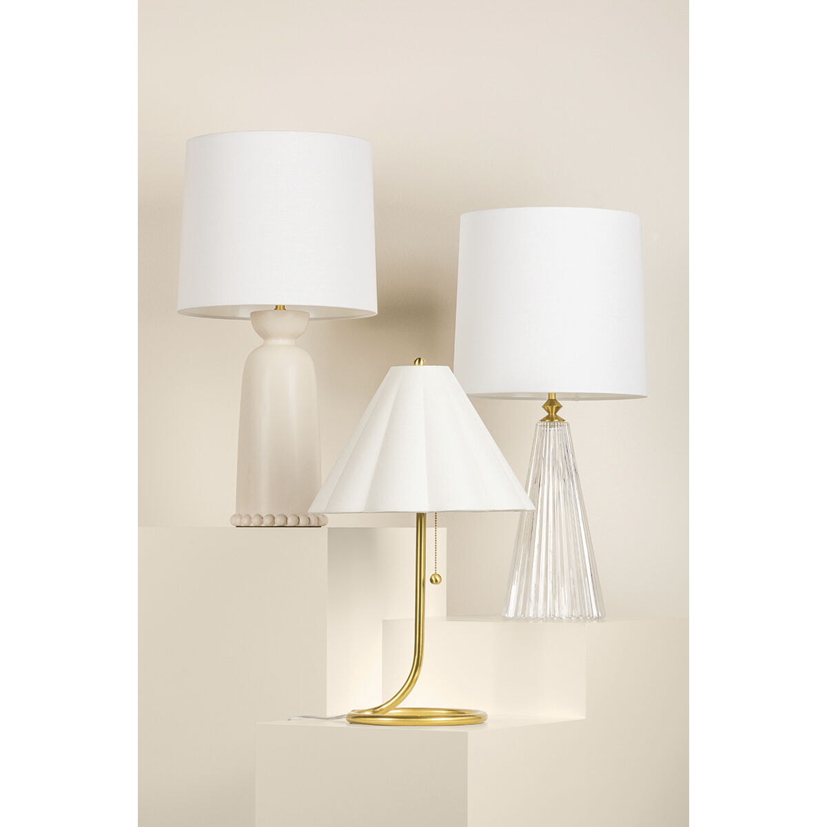 Rhea 27 inch 75.00 watt Aged Brass/Ceramic Antique Ivory Table Lamp Portable Light