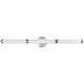 Kagen LED 37.58 inch Brushed Nickel Bath Vanity Light Wall Light