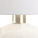 Valencia 17.5 inch 100.00 watt White/Cream Table Lamp Portable Light