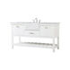 Clement 60 X 22 X 34.13 inch White Bathroom Vanity Cabinet
