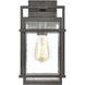 Breckenridge 1 Light 14 inch Matte Black Outdoor Sconce