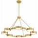 Orson 8 Light 38.5 inch Modern Gold Chandelier Ceiling Light