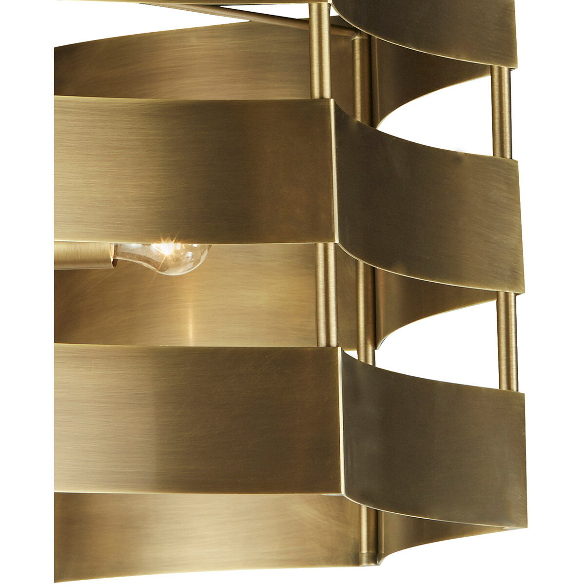 Corsica 3 Light 26 inch Antique Brass Chandelier Ceiling Light