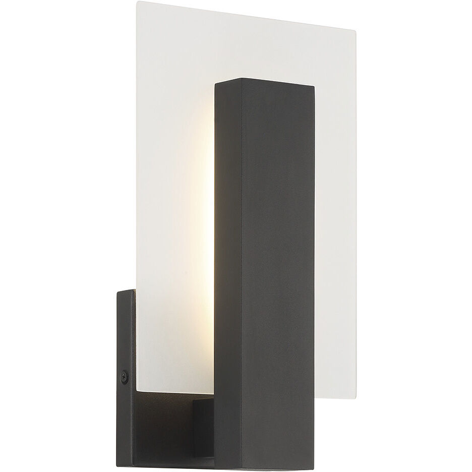 Carta LED 12 inch Black Outdoor Wall Sconce