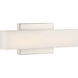 Jess LED 13 inch Brushed Nickel Vanity Light Wall Light