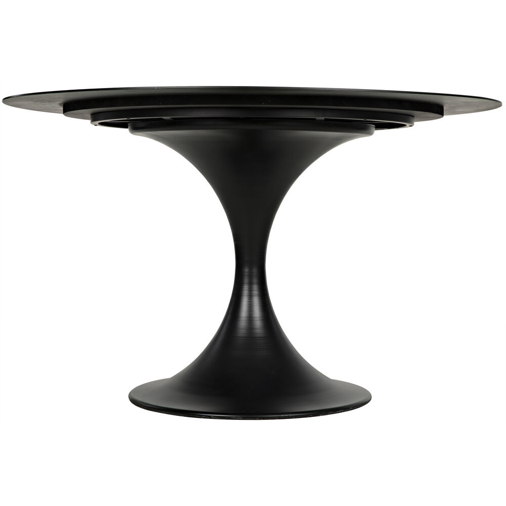 Herno 48 X 48 inch Matte Black Dining Table