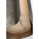 Anne-Marie Barton Armise LED 4.5 inch Mottled Pewter Narrow Sconce Wall Light