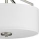 Goodwin 2 Light 13 inch Brushed Nickel Semi-Flush Mount Convertible Ceiling Light