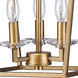 Kennedy 3 Light 12 inch Antique Gold Pendant Ceiling Light