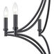Spanish Villa 6 Light 26 inch Charcoal Chandelier Ceiling Light