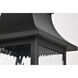 Austen 20 inch Matte Black Post Lantern