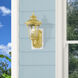 Oxford 1 Light 14.5 inch Soft Gold Outdoor Wall Lantern, Small