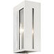 Lafayette 1 Light 11 inch Brushed Nickel Outdoor ADA Wall Lantern