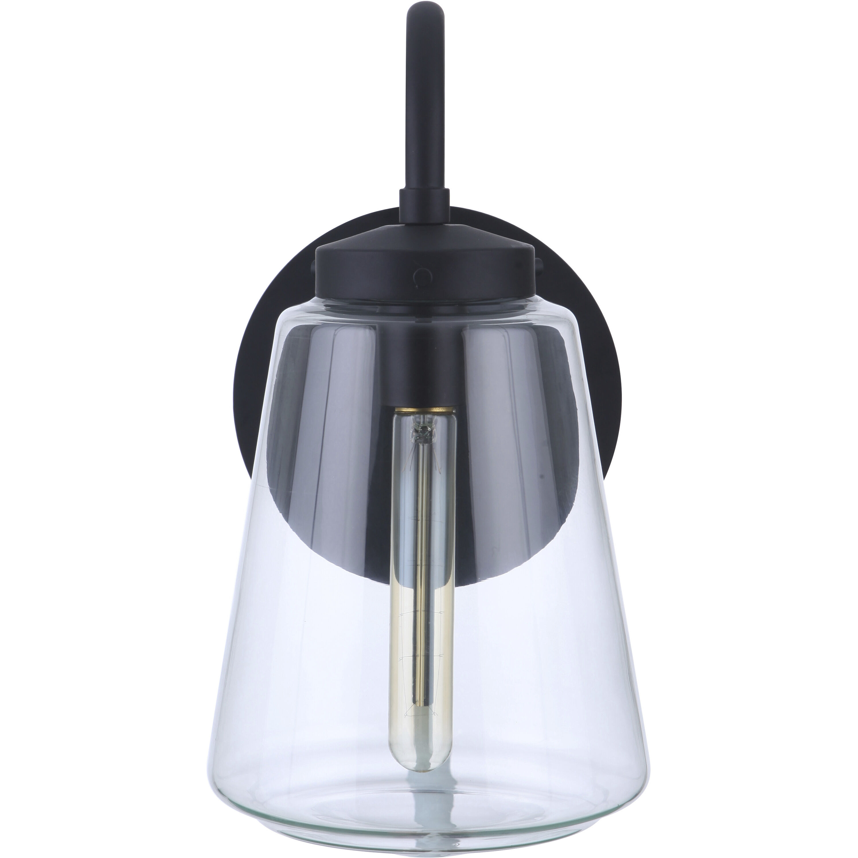 Laclede 1 Light 15 inch Midnight Outdoor Wall Mount, Medium