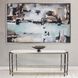 Graham 64.25 inch Black/Gold Console Table