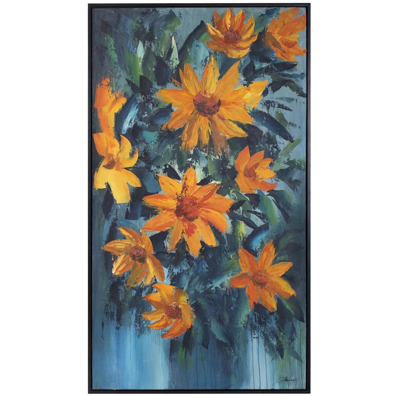 Summer in Provence 73.5 X 41.5 inch Hand Painted Canvas