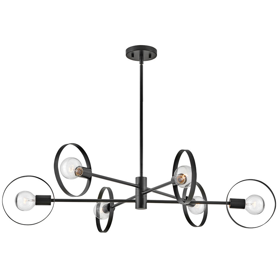 Desi 6 Light 42.00 inch Foyer Pendant