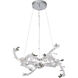 Canada 20 Light 30 inch Chrome Chandelier Ceiling Light