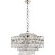 AERIN Liscia 12 Light 25 inch Polished Nickel Chandelier Ceiling Light, Medium