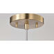Corrine LED 18 inch Burnished Brass Pendant Ceiling Light