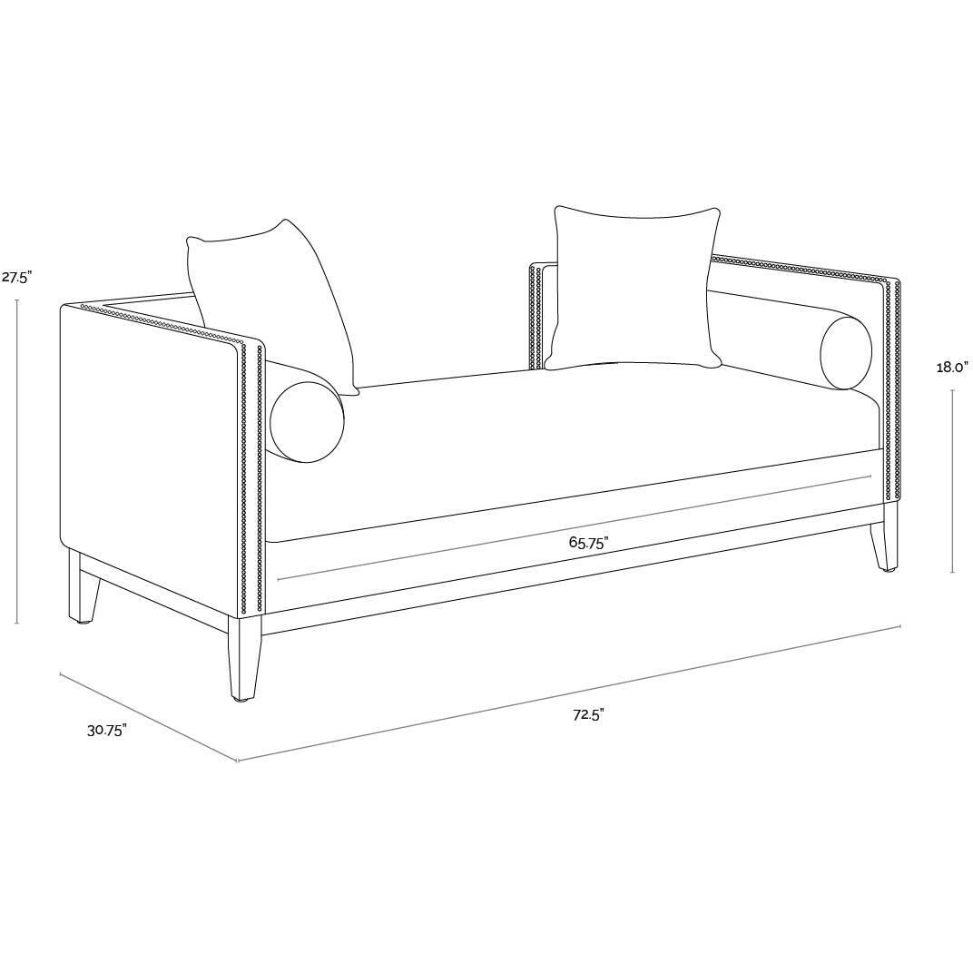 Vittoria Romo Ash Daybed