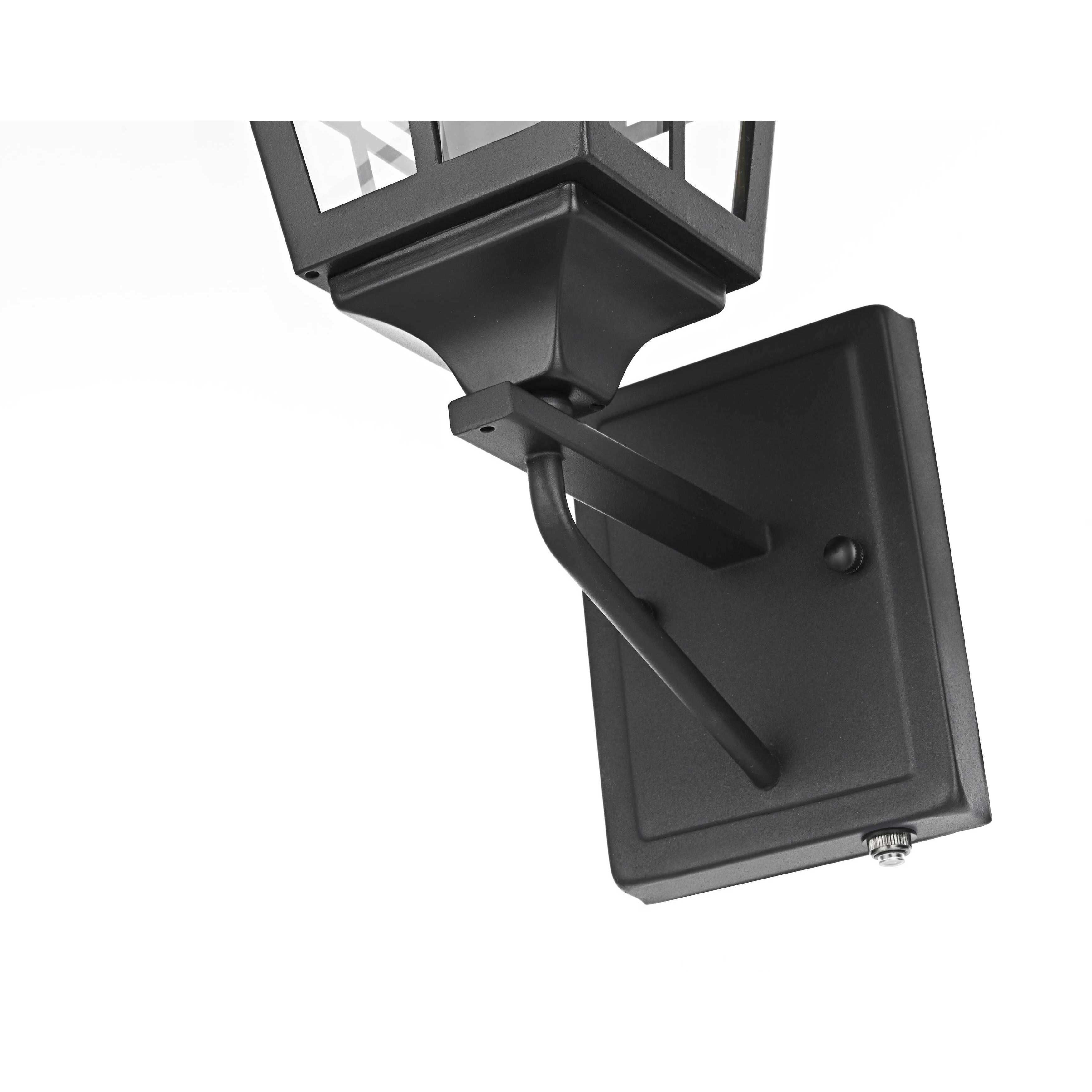 Macon 1 Light 15 inch Black Outdoor Wall Sconce