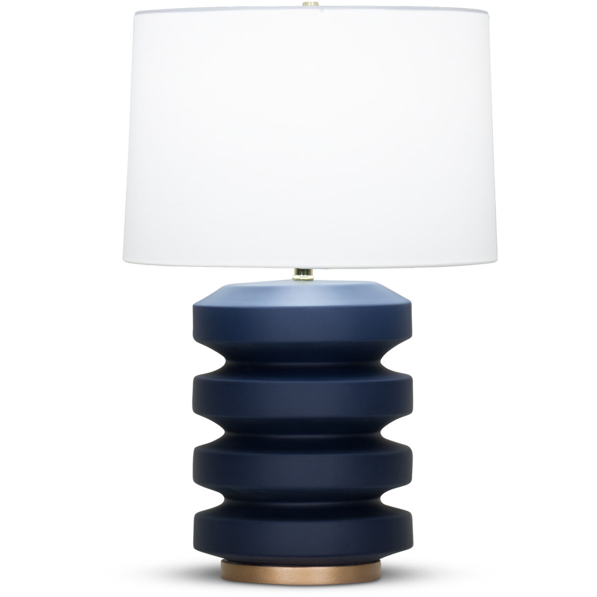 Nolan 26.5 inch 150.00 watt Navy Blue Matte Table Lamp Portable Light
