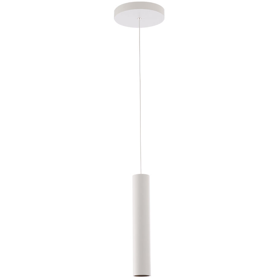 WAC Lighting Silo 1 Light 120-277 VAC White/White Track Pendant Ceiling Light PD-2020-930-WT/WT - Open Box