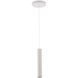 WAC Lighting Silo 1 Light 120-277 VAC White/White Track Pendant Ceiling Light PD-2020-930-WT/WT - Open Box