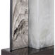 Vanda 26 inch 150 watt Stone and Polished Nickel Table Lamp Portable Light