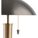 Dresano 21.25 inch 100.00 watt Antique Brass Table Lamp Portable Light