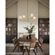 Alora Mood Bridgette 4 Light 29.5 inch Brushed Gold and White Linen Chandelier Ceiling Light in Linen Shade