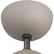 Wade 1 Light 8.5 inch Taupe Flush Mount Ceiling Light