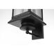 Collins 3 Light 23.5 inch Black Outdoor Wall Sconce