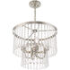 Elizabeth 4 Light 18 inch Brushed Nickel Pendant Chandelier Ceiling Light