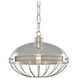 Montauk 1 Light 14 inch Polished Nickel Pendant Ceiling Light