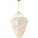 Lisa McDennon Yara 15 Light 36 inch Piastra Gold Chandelier Ceiling Light