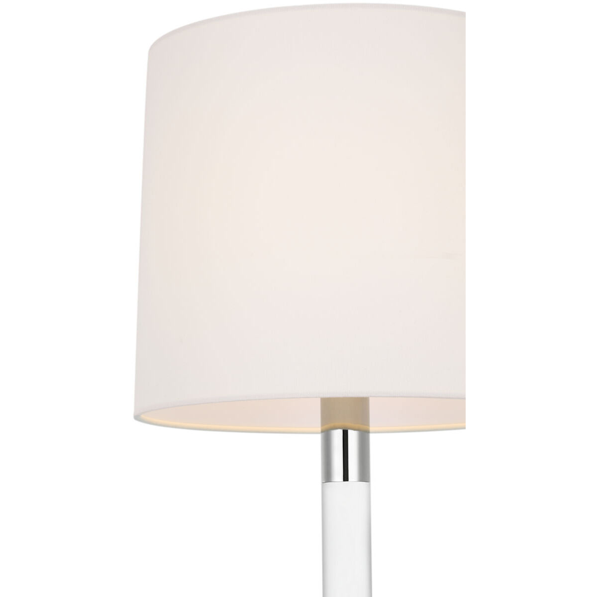 AERIN Riga 53 inch 4.6 watt Crystal and Polished Nickel Cordless Floor Lamp Portable Light