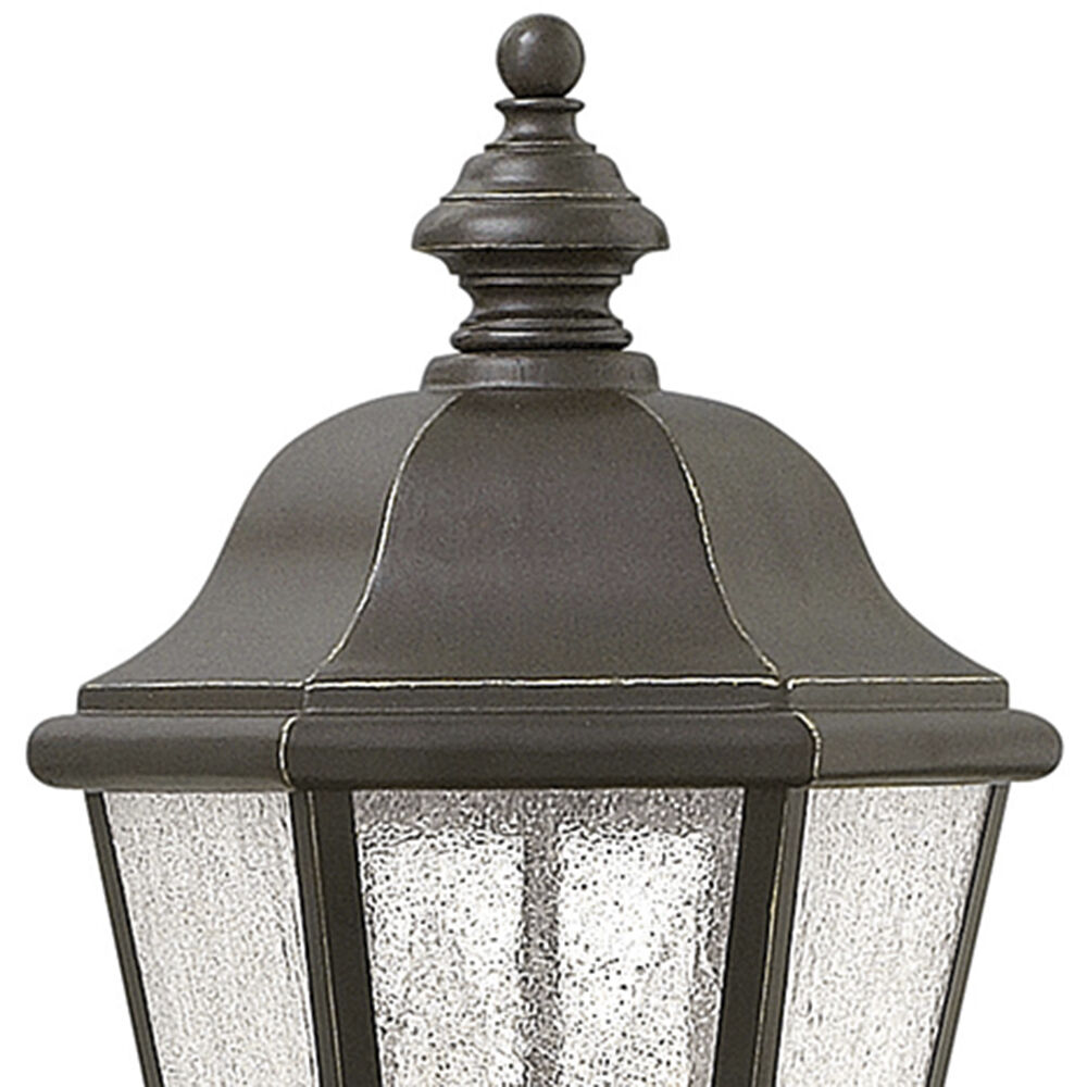 Estate Series Edgewater 3 Light 21.25 inch Oil Rubbed Bronze Outdoor Post Mount Lantern in Non-LED